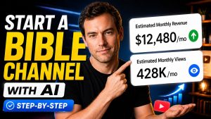 How to Start a Bible YouTube Channel with AI