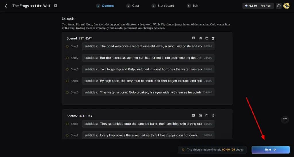 examine video content