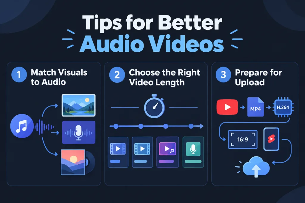 improve visuals duration upload settings