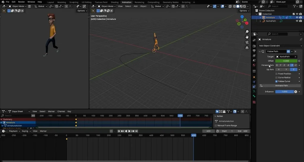 рендер и анимация в Blender