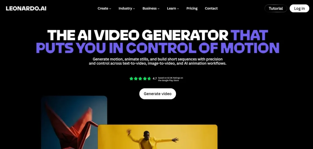 Самый дешёвый видеогенератор Leonardo.ai