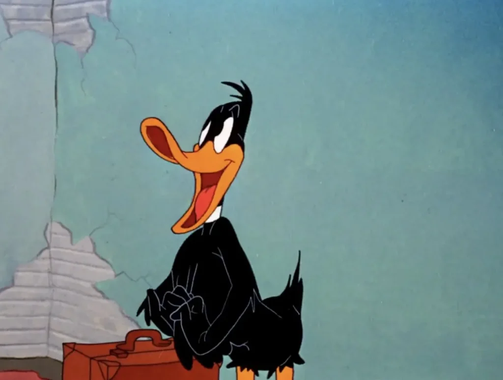 楽しそうな Daffy Duck