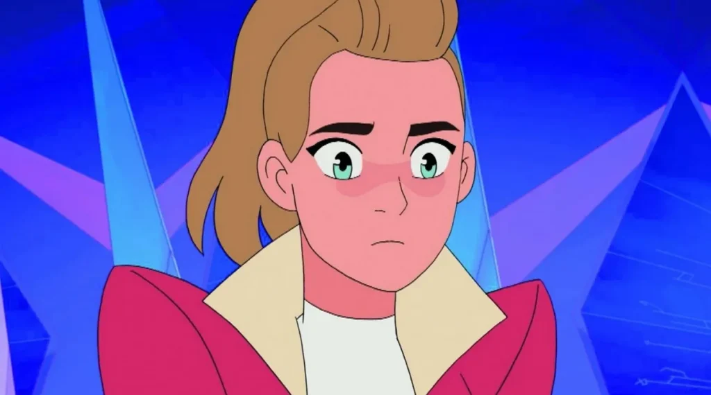 アドラの女性カートゥーンキャラクター