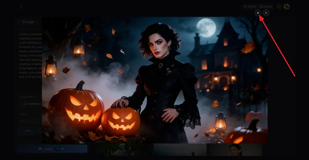 review spooky image before download