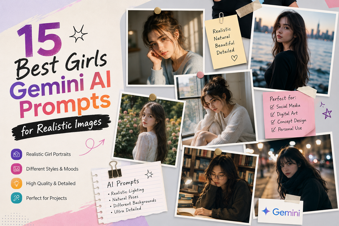 15 Best Girls Gemini AI Prompts to Try in 2026