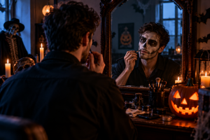 20 Halloween AI Prompts for Men: Scary 2026 Looks