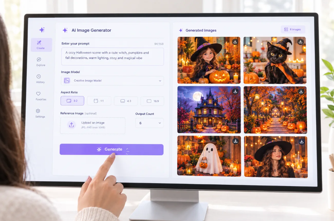 create spooky AI artwork