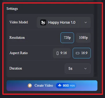 set vertical frame with resolution
