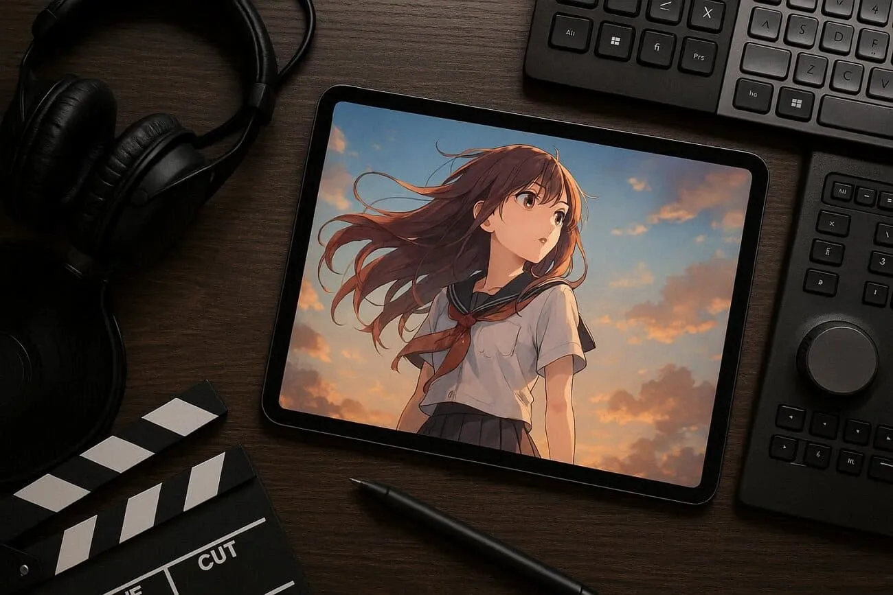 generate anime music video