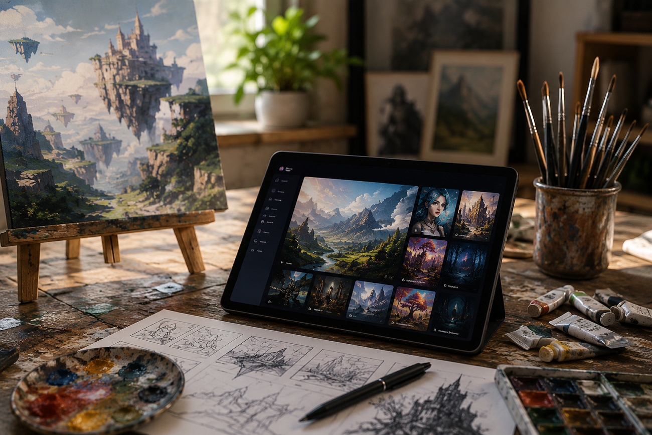 reviewing imagine art