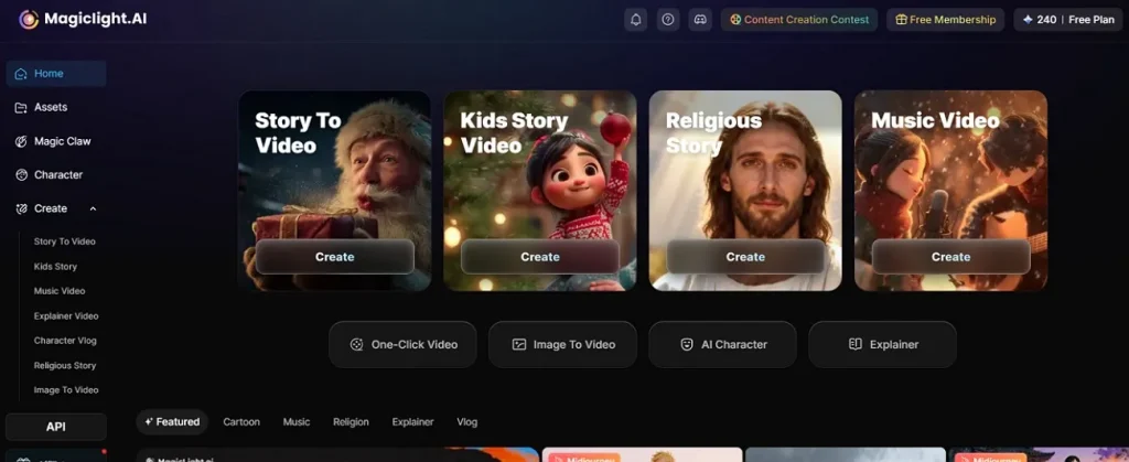 Nejlepší generátor videa Magiclight AI