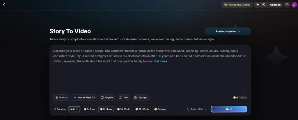 Из истории в видео в Magiclight AI