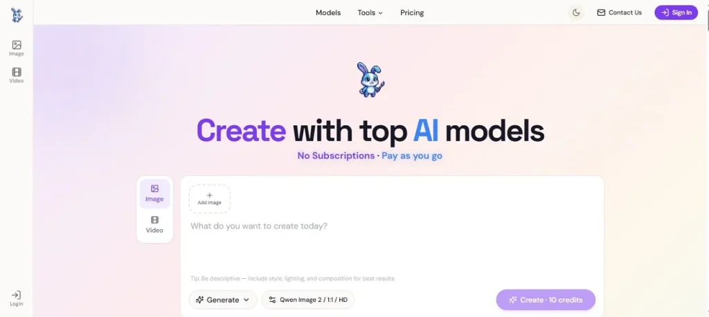 Higgsfield 代替 PixelBunny