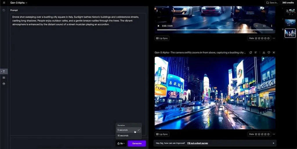 modify cinematic footage using text prompts