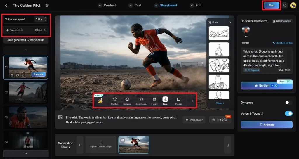Ausdrücke des Magiclight-Videocharakters ändern