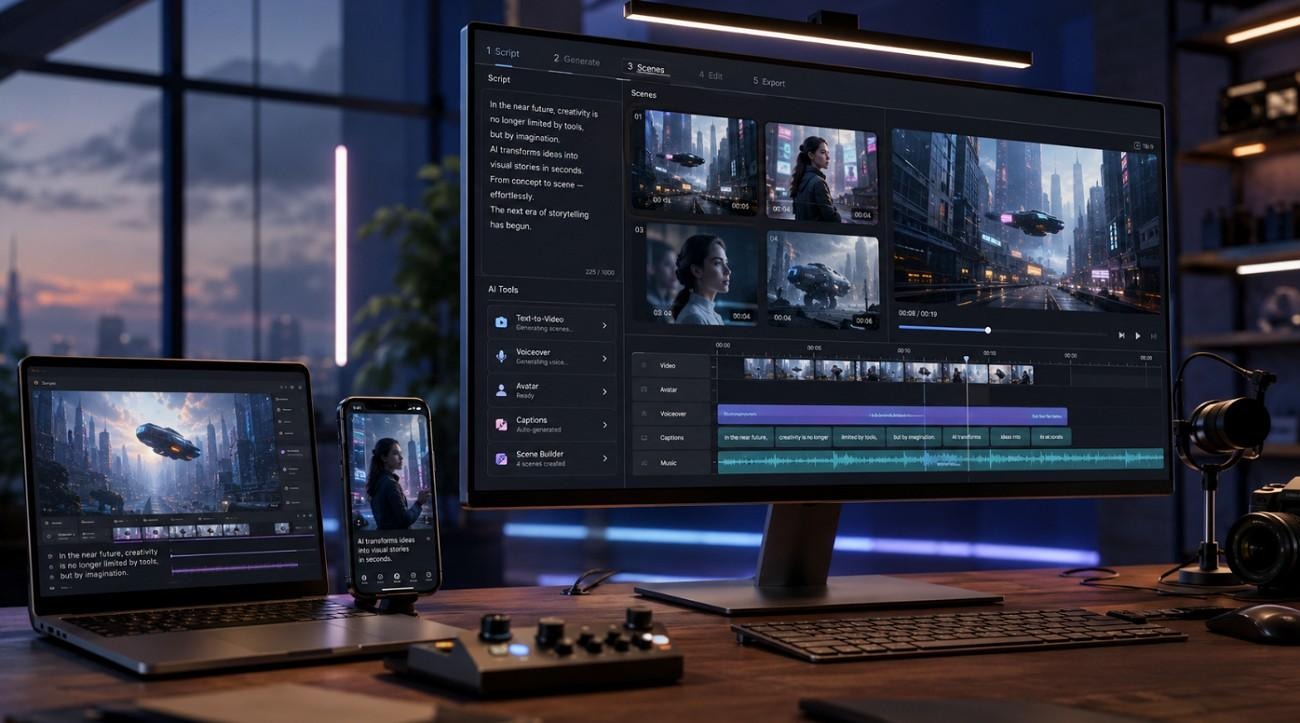 comparing script to video ai generators