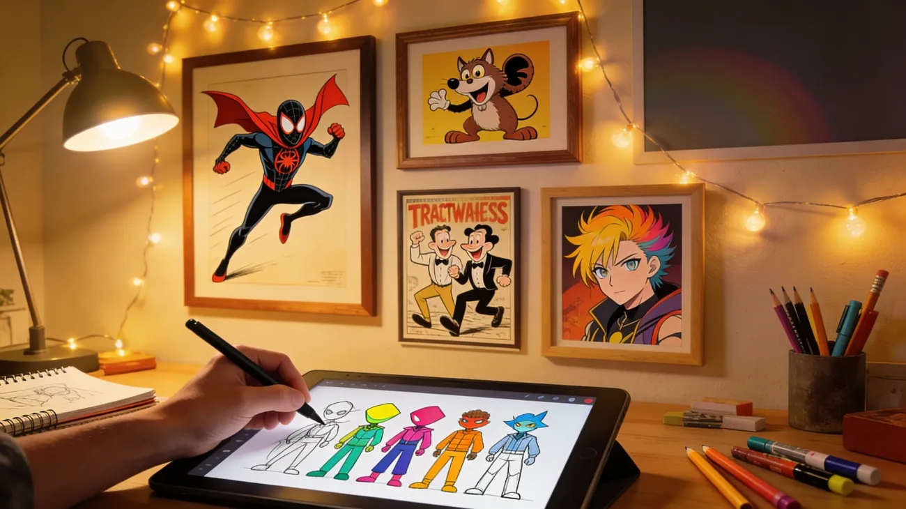 discovering top cartoon characters