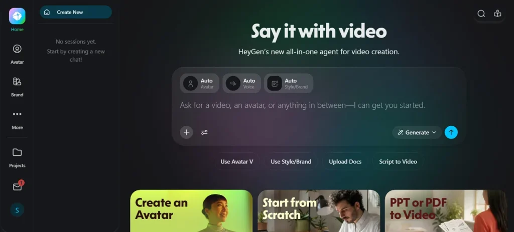 генератор рекламного видео HeyGen