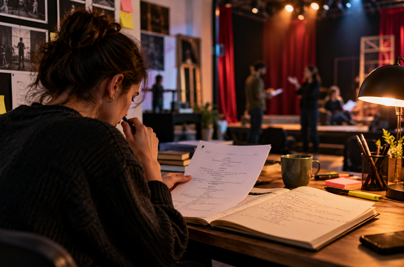 how to write a drama script